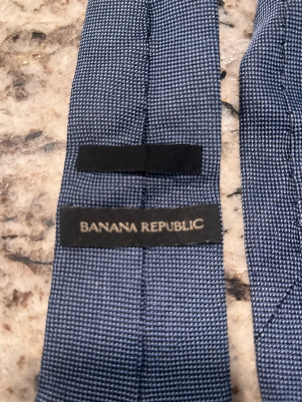 Banana Republic Navy Micro-Texture Tie
